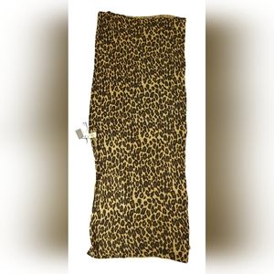 Simply Noelle Cheetah Print Bordeaux Cardi Wrap One Size